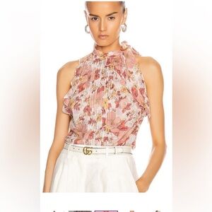 NWT Veronica Beard Dali Top in Melon